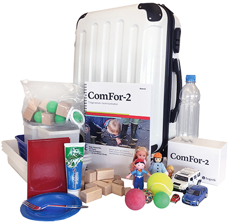 ComFor-2 komplett, bild på materialet.